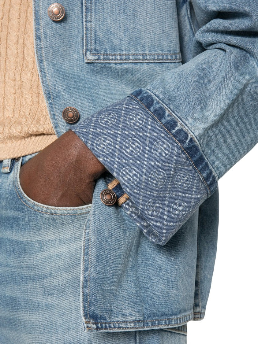 Tory Burch Denim Barn Jacket