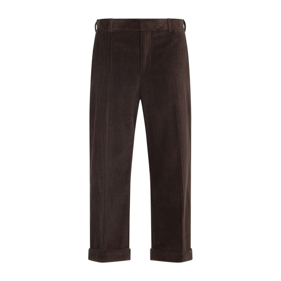 Moschino Straight-Leg Trousers With Textured Corduroy Finish