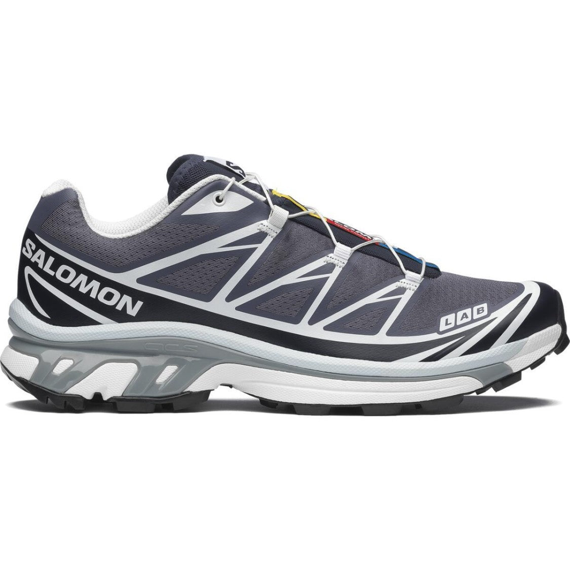 Salomon Xt-6 Grisaille Grey Mesh Sneakers
