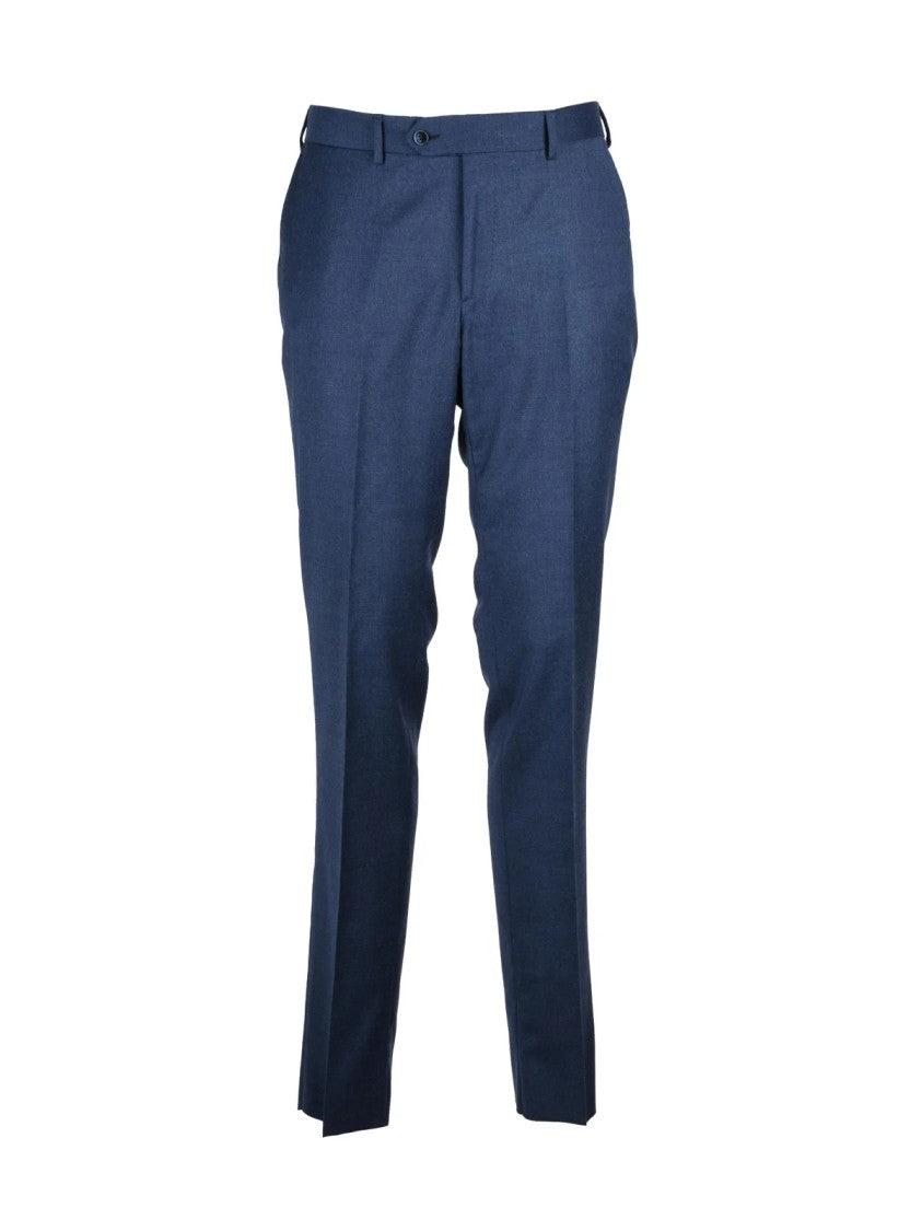 Luigi Bianchi Virgin Wool Stretch Sartorial Suit With Rounded Jacket