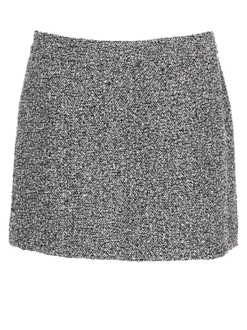 Michael Michael Kors Textured Mini Skirt With Subtle Side Pockets