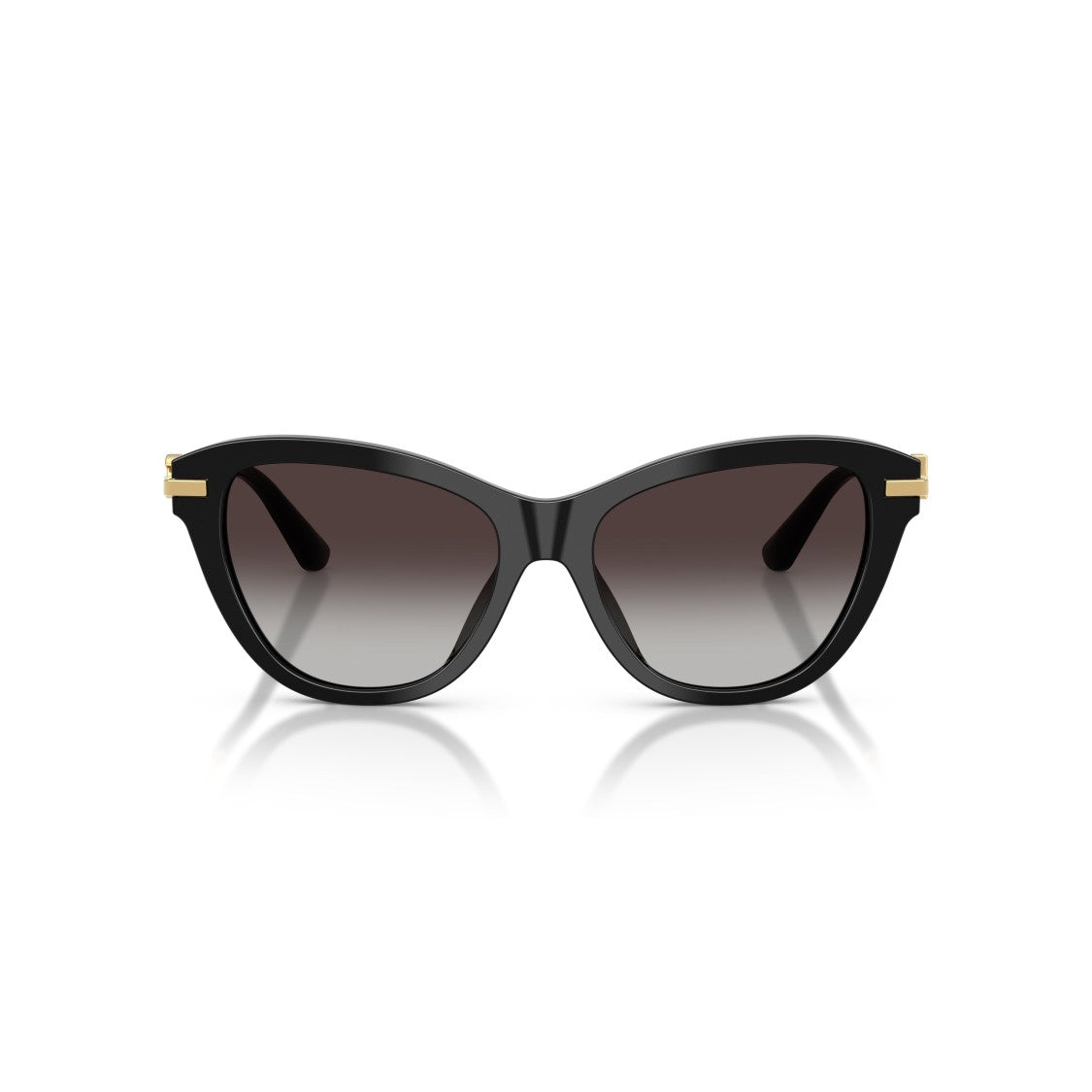 Dolce & Gabbana 0Dg4534 Cat-Eye Sunglasses With Glossy Black Frames