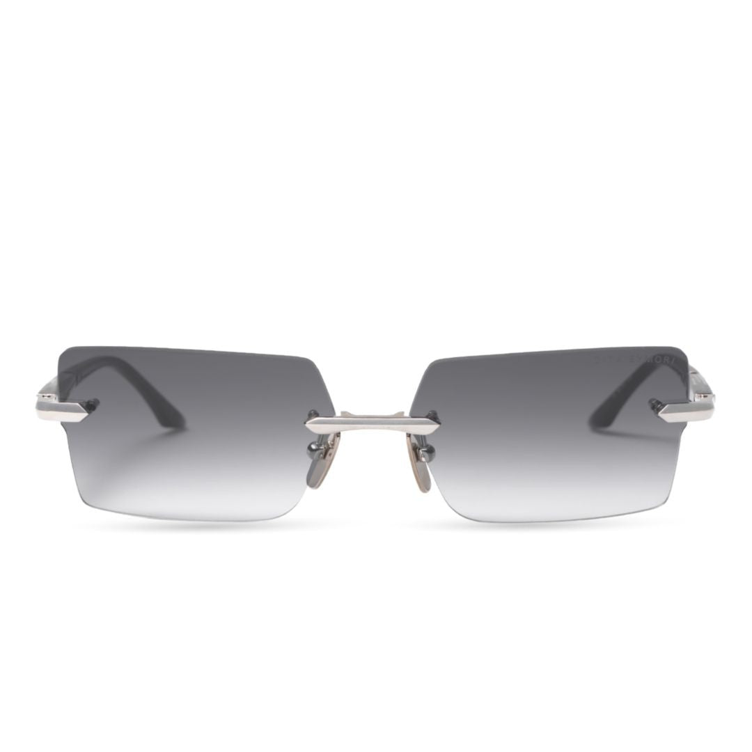 Dita Eymori Rimless Sunglasses With Rectangular Gradient Lenses