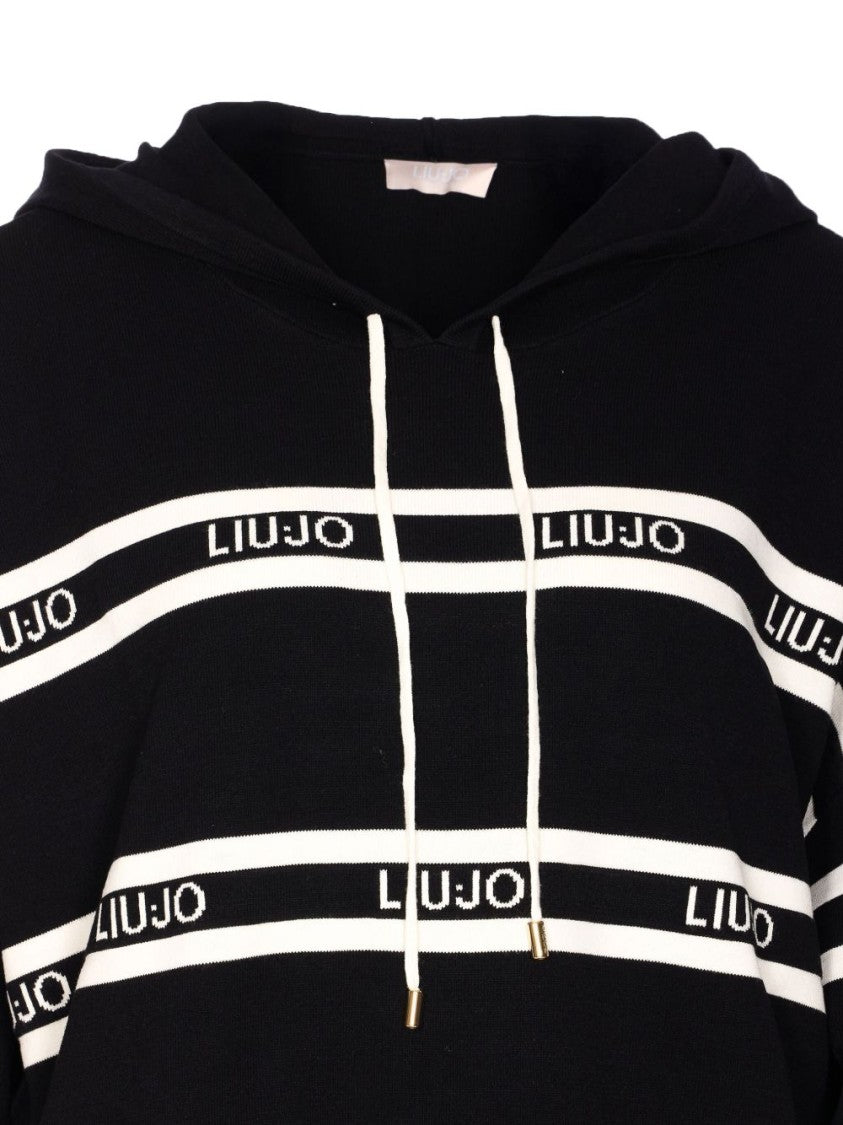 Liu Jo Relaxed Fit Hooded Sweater