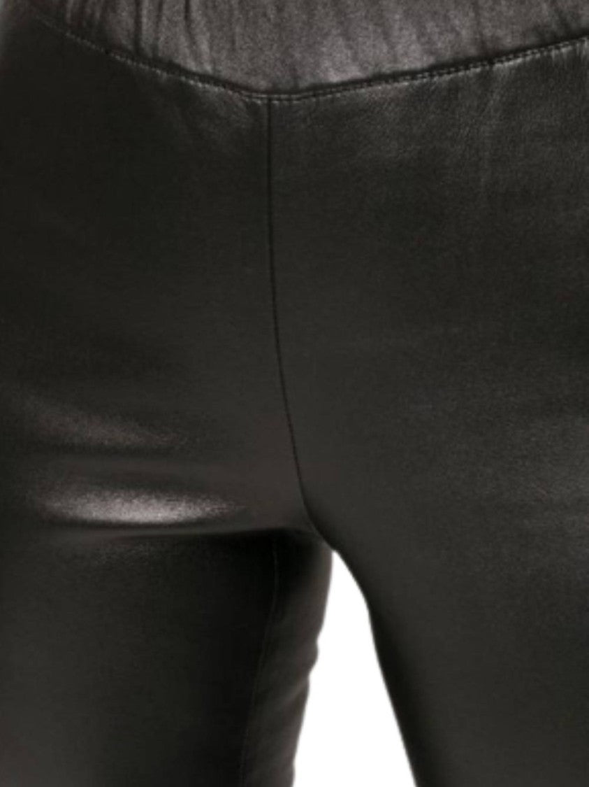 Max&Moi Stretch Leather Leggings With High Elastic Waistband