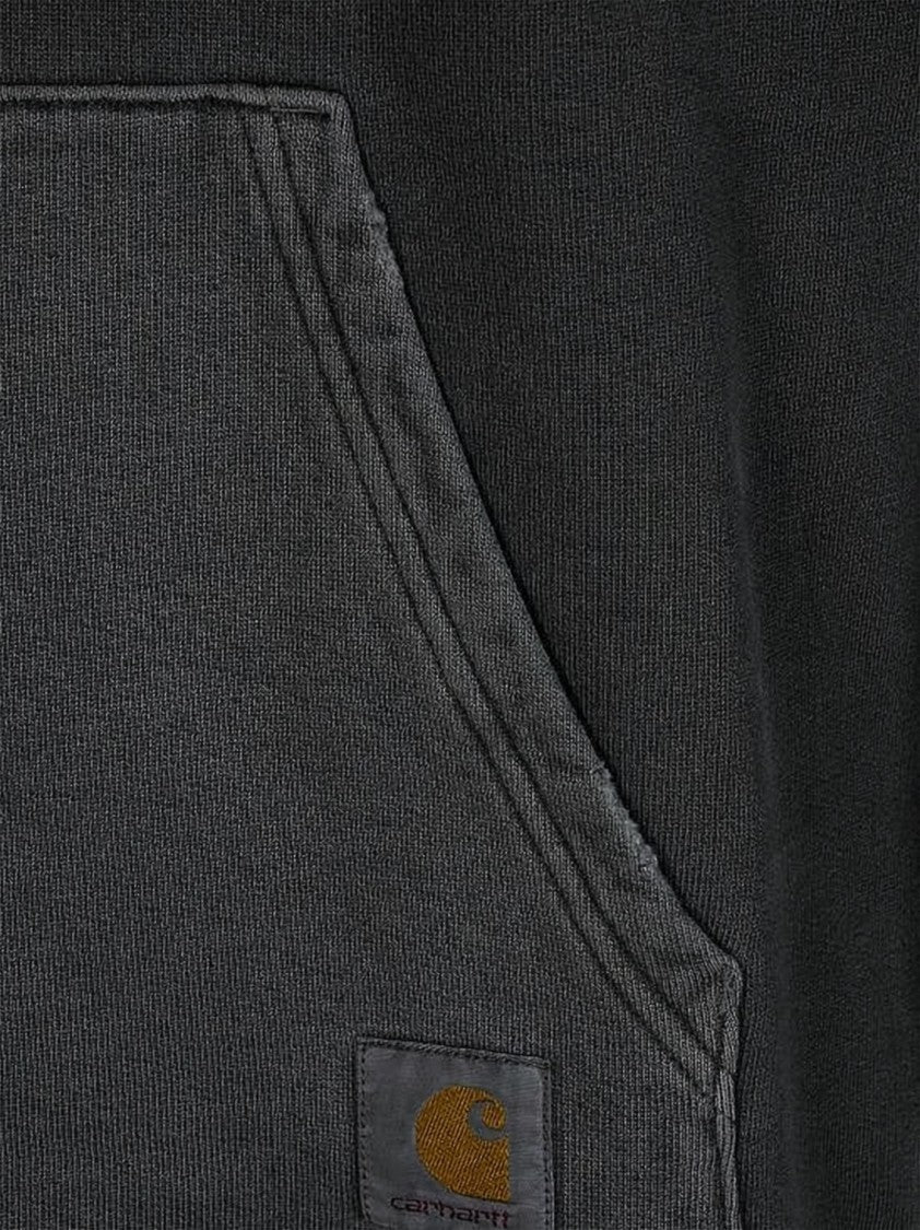 Carhartt Wip Relaxed Fit Black Hoodie With Kangaroo Pocket