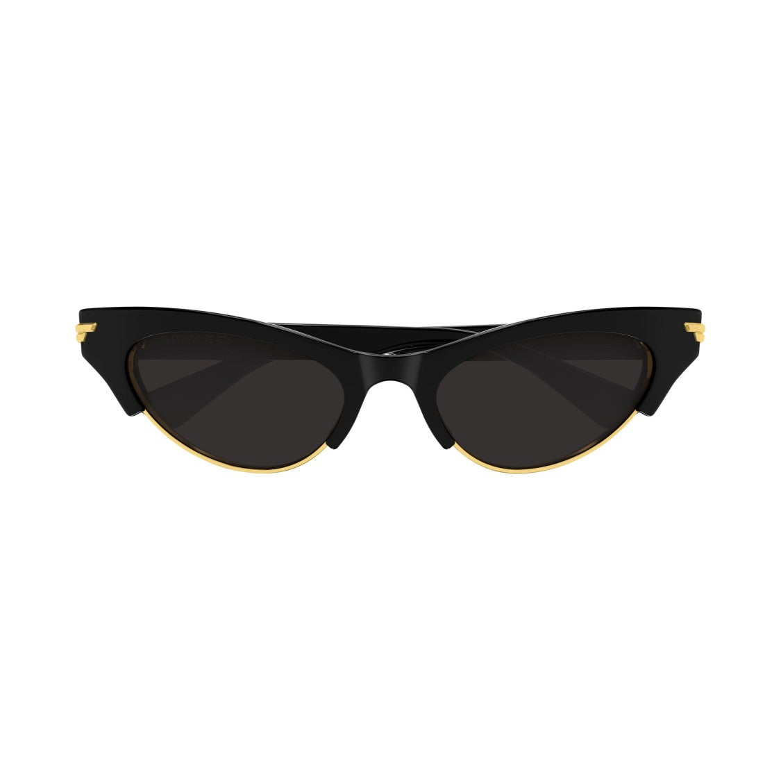Bottega Veneta Cat-Eye Sunglasses With Bold Black Acetate Frame
