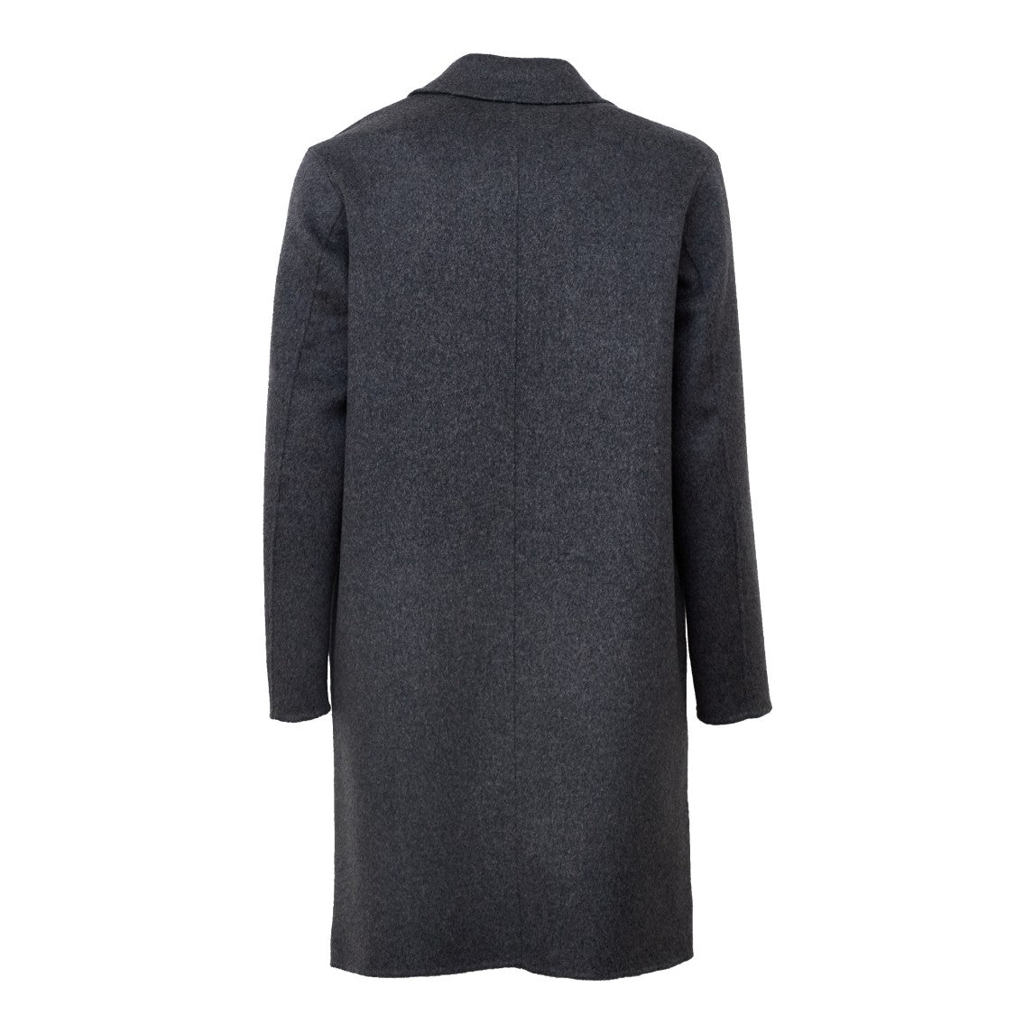Amaranto Single-Breasted Wool-Cashmere Blend Coat