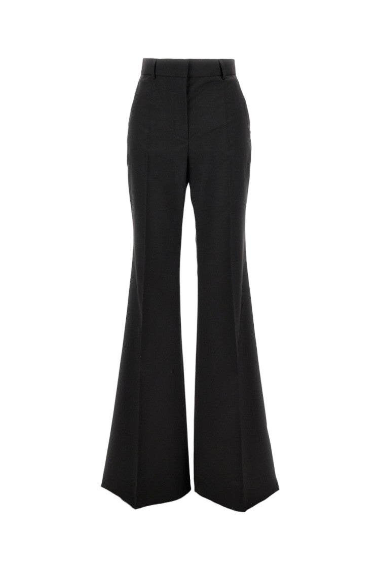 Sportmax Flared Tailored Trousers With High Waist And Dramatic Silhouette