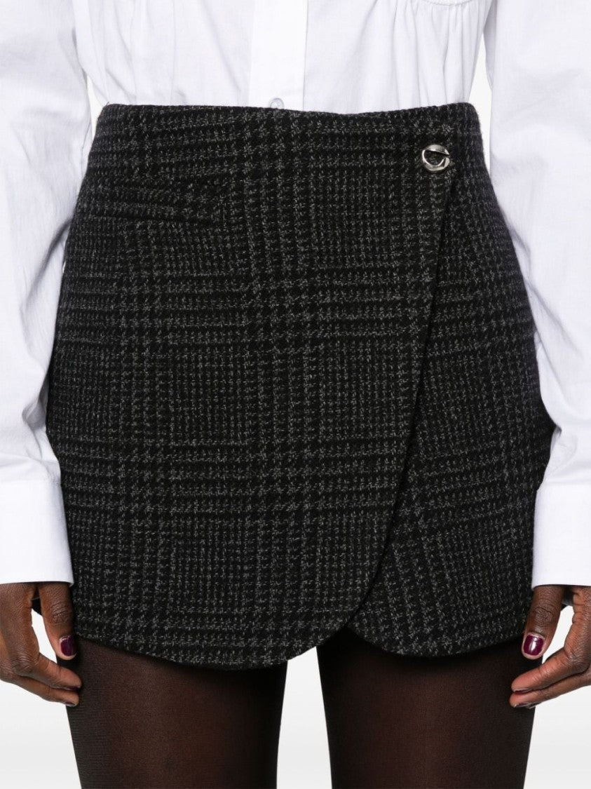 Coperni Prince Of Wales Check Mini Skirt
