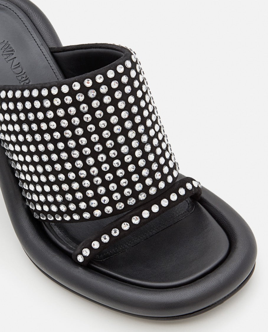 J. W. Anderson 90Mm Bumper Rhinestone Mules
