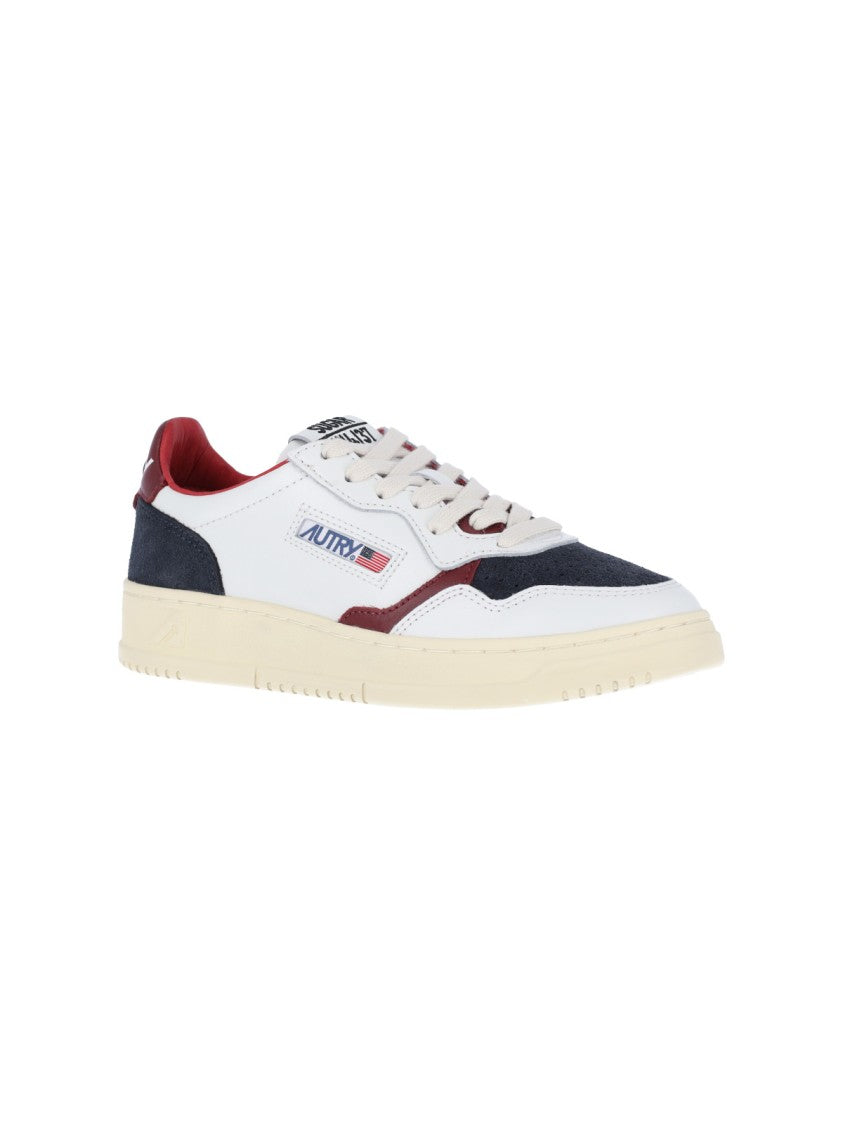 Autry Multicolor Medalist Low Calfskin Sneakers