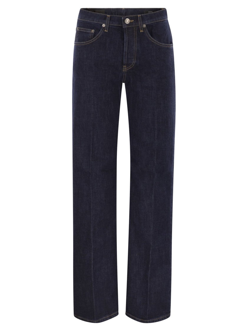 Dondup Jacklyn - Wide-Leg Stretch Denim Jeans