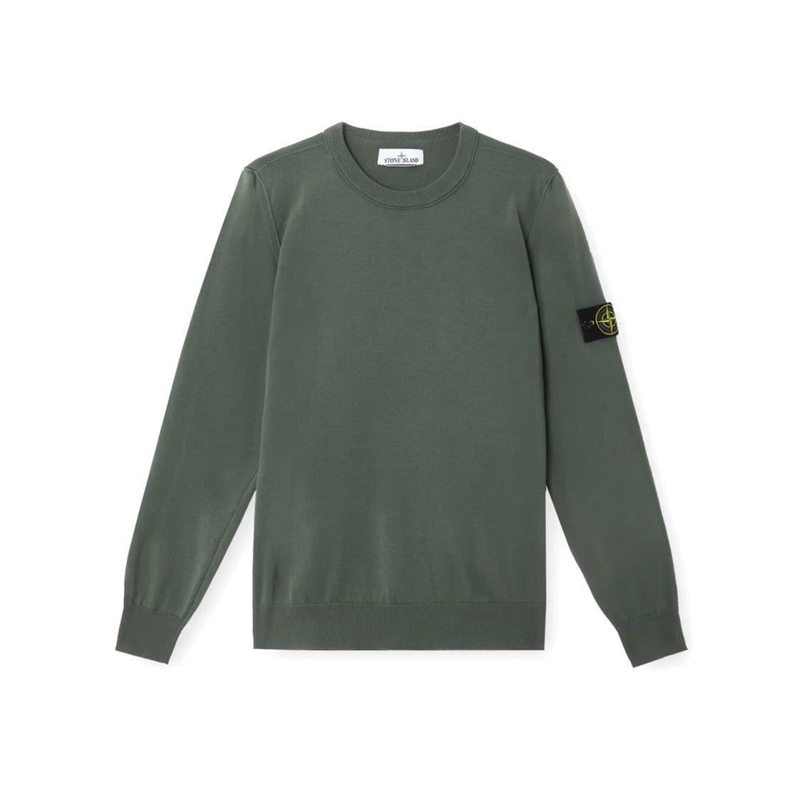 Stone Island Lightweight Grey Crew Neck Sweater