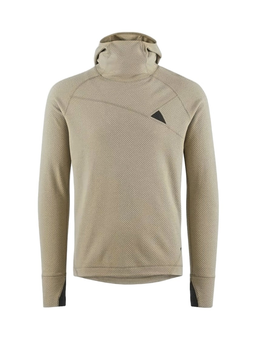 Klattermusen Textured High Neck Hoodie With Raglan Sleeves