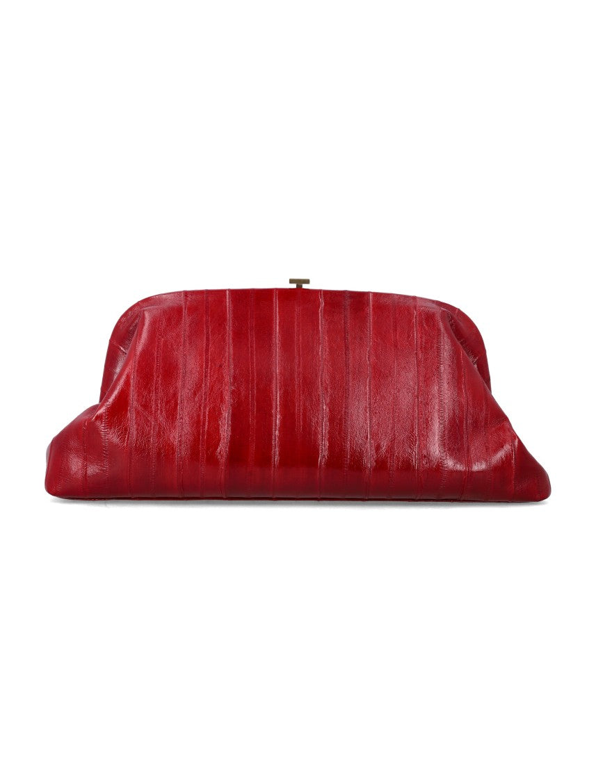 Alberta Ferretti Eel Leather Pouch Grande Crossbody Bag