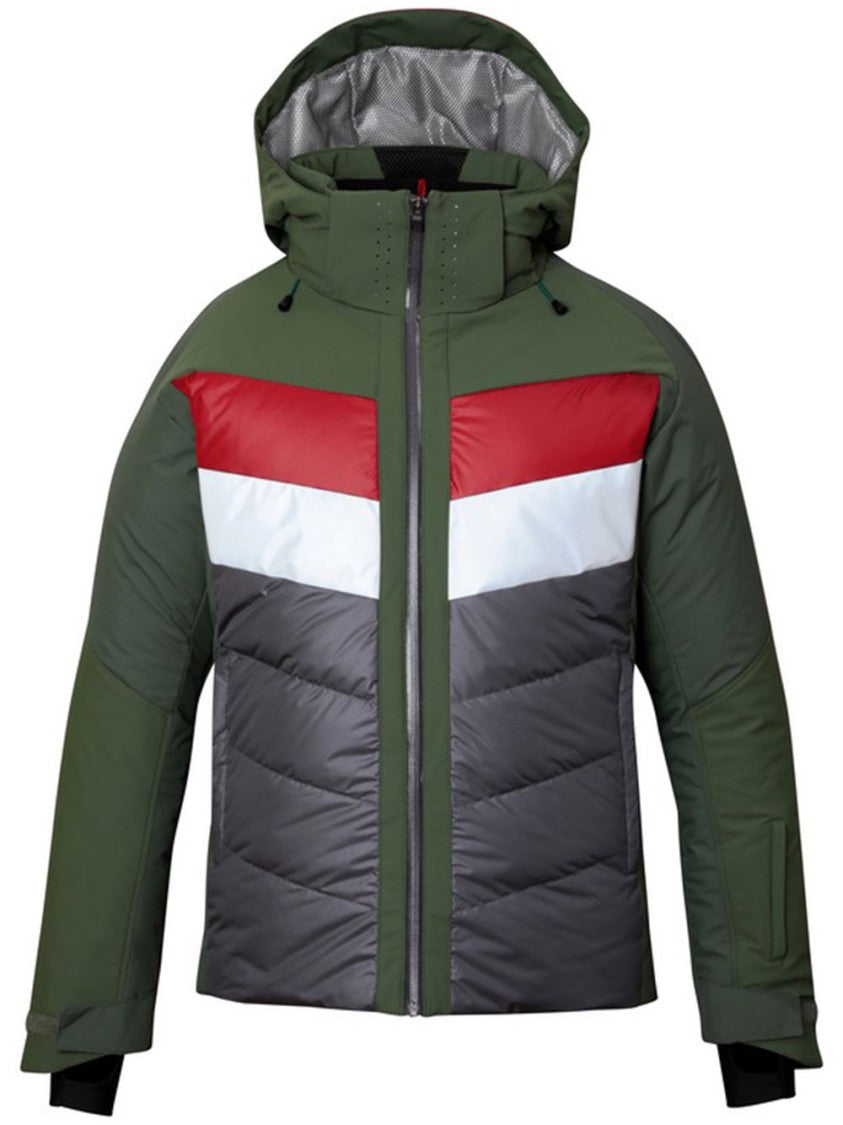 Phenix Olive Green De Lorean Quilted Ski Jacket