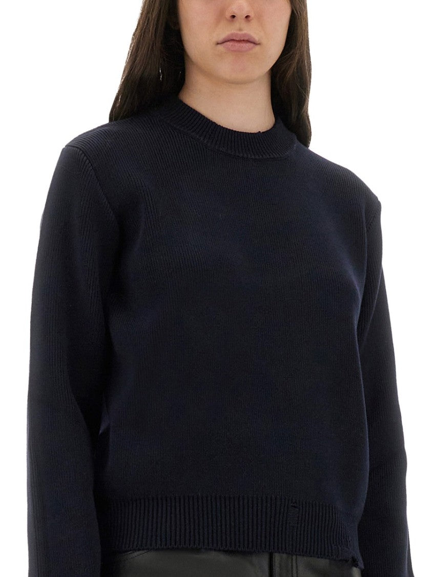 Golden Goose Classic Black Cotton Blend Sweater