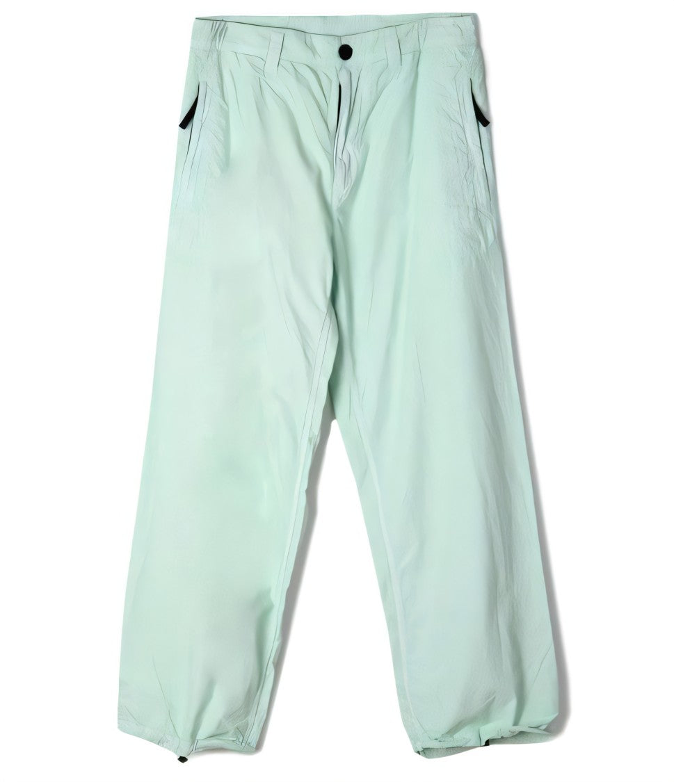 Stone Island Relaxed Fit Pastel Green Straight Pants
