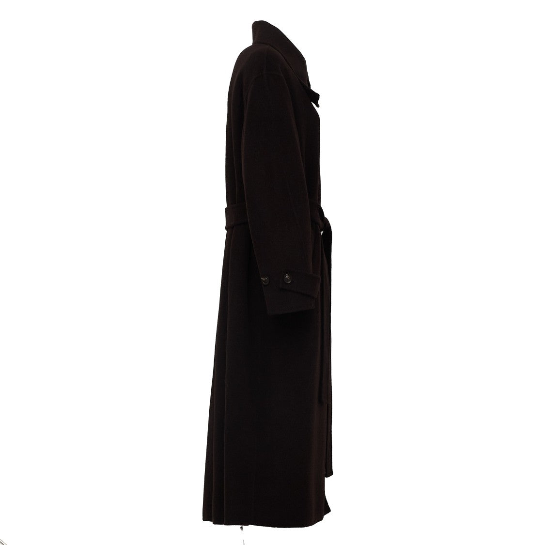 Soeur James Double-Faced Belted Long Coat