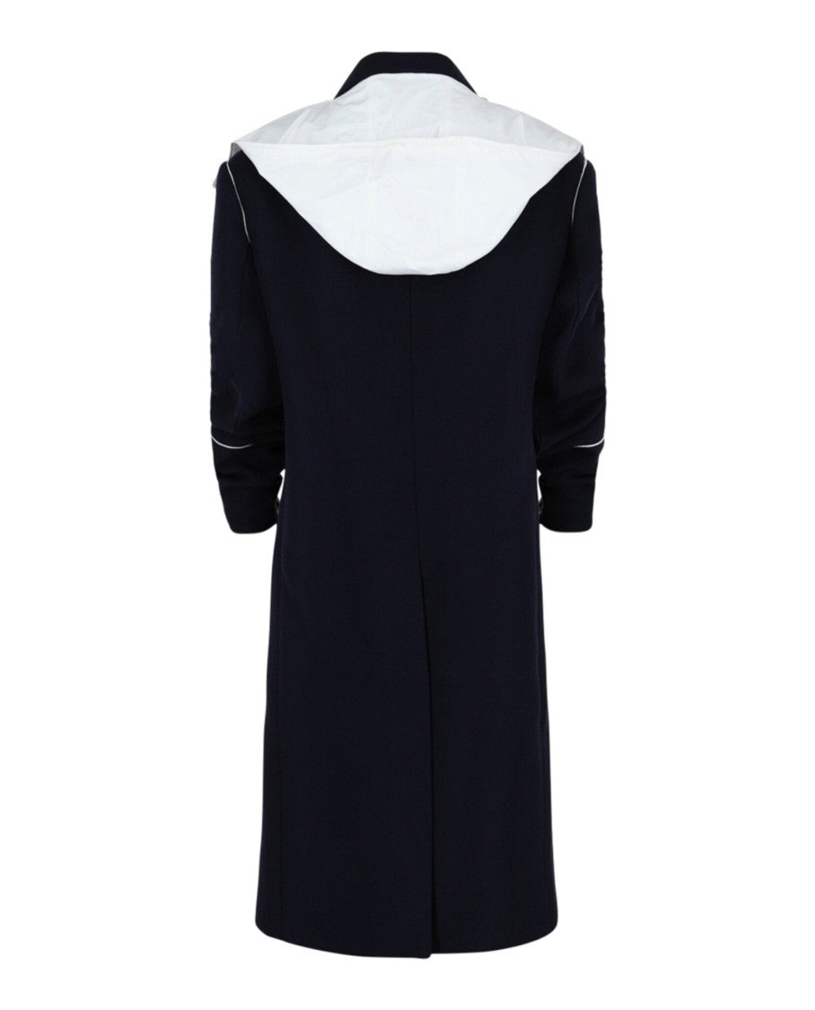 Ferragamo Single-Breasted Hooded Coat