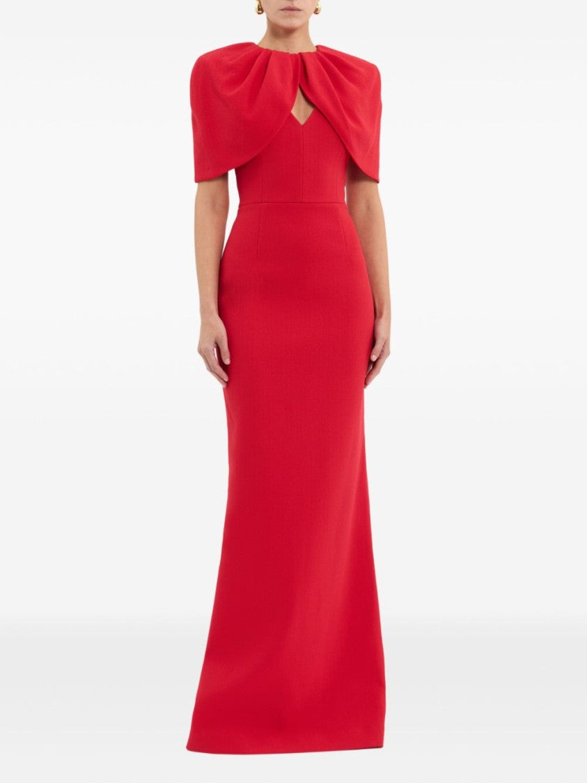 Rebecca Vallace Elegant Long Red Dress