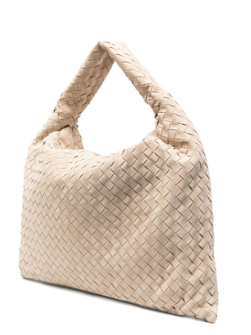 Bottega Veneta Spacious Soft-Structured Woven Leather Bag
