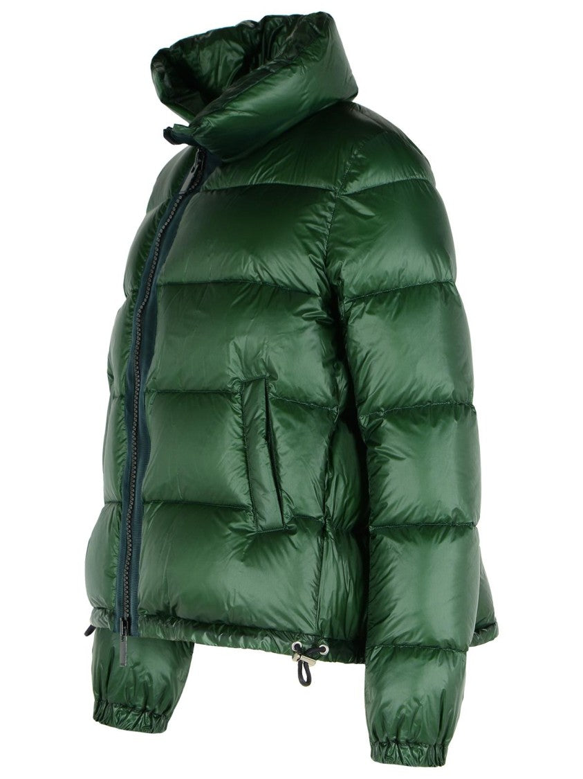 Sacai Green Polyamide Down Jacket