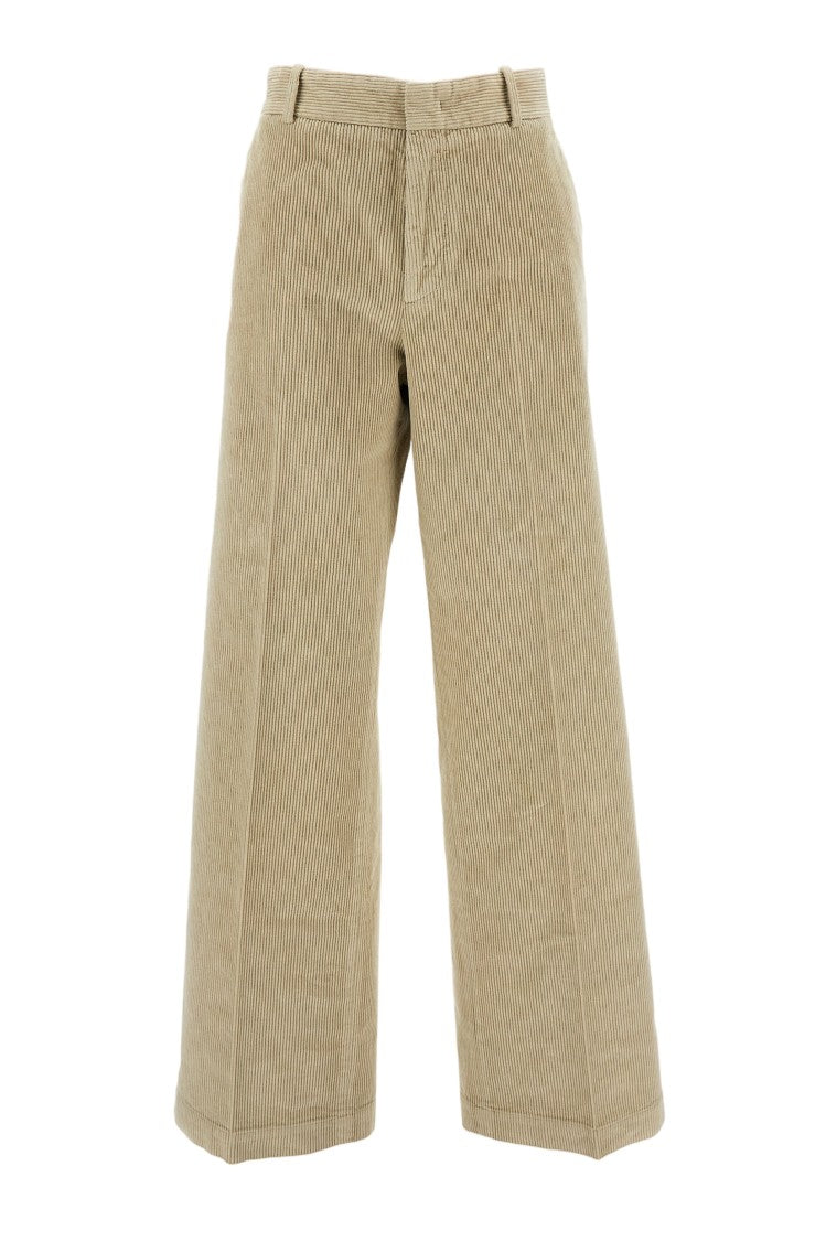 Cellar Door Tailored Brown Trousers With Structured Silhouette