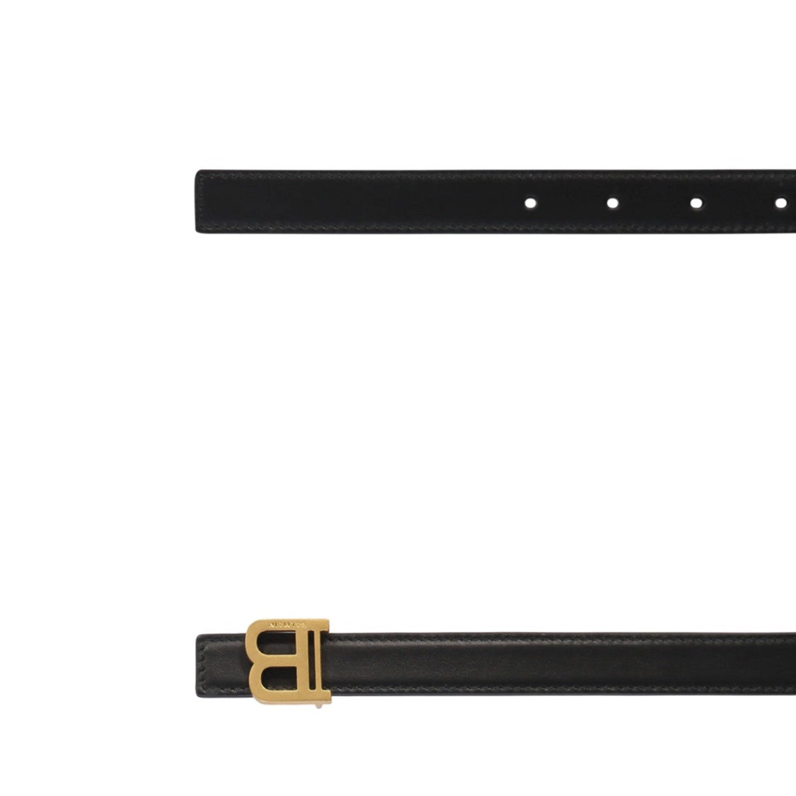 Balmain Leather Belt With Embossed Logo