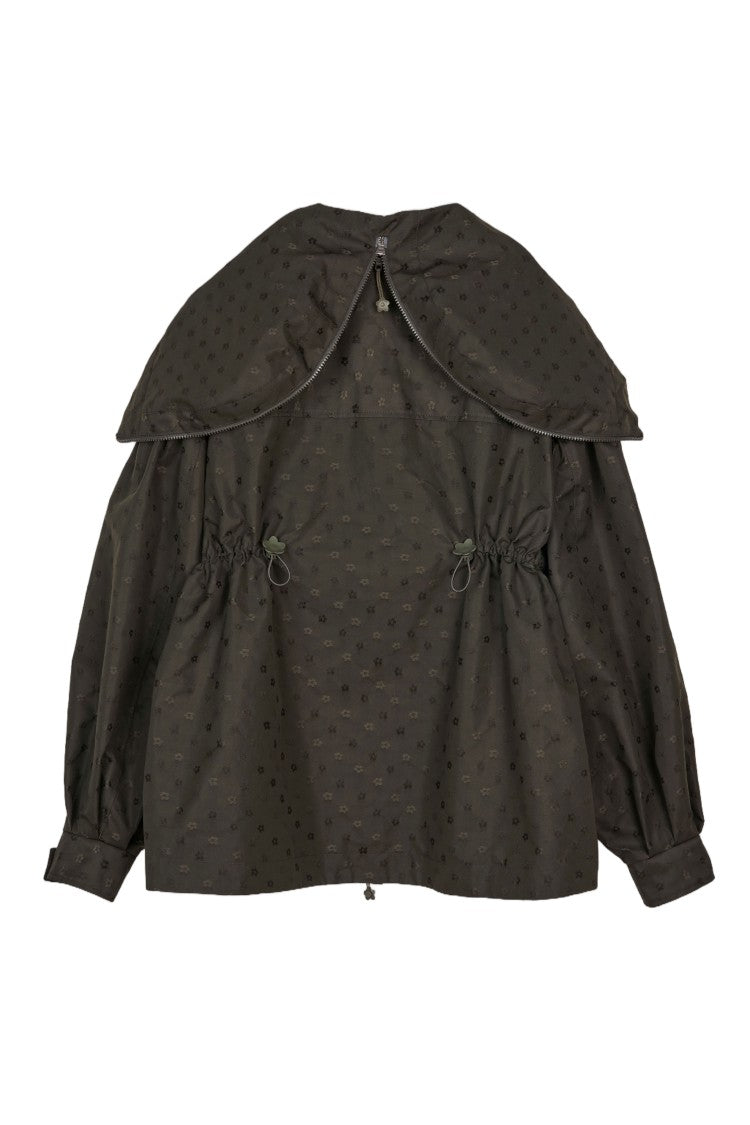 Cecilie Bahnsen Iris Jacquard Bomber Jacket With Floral Accents