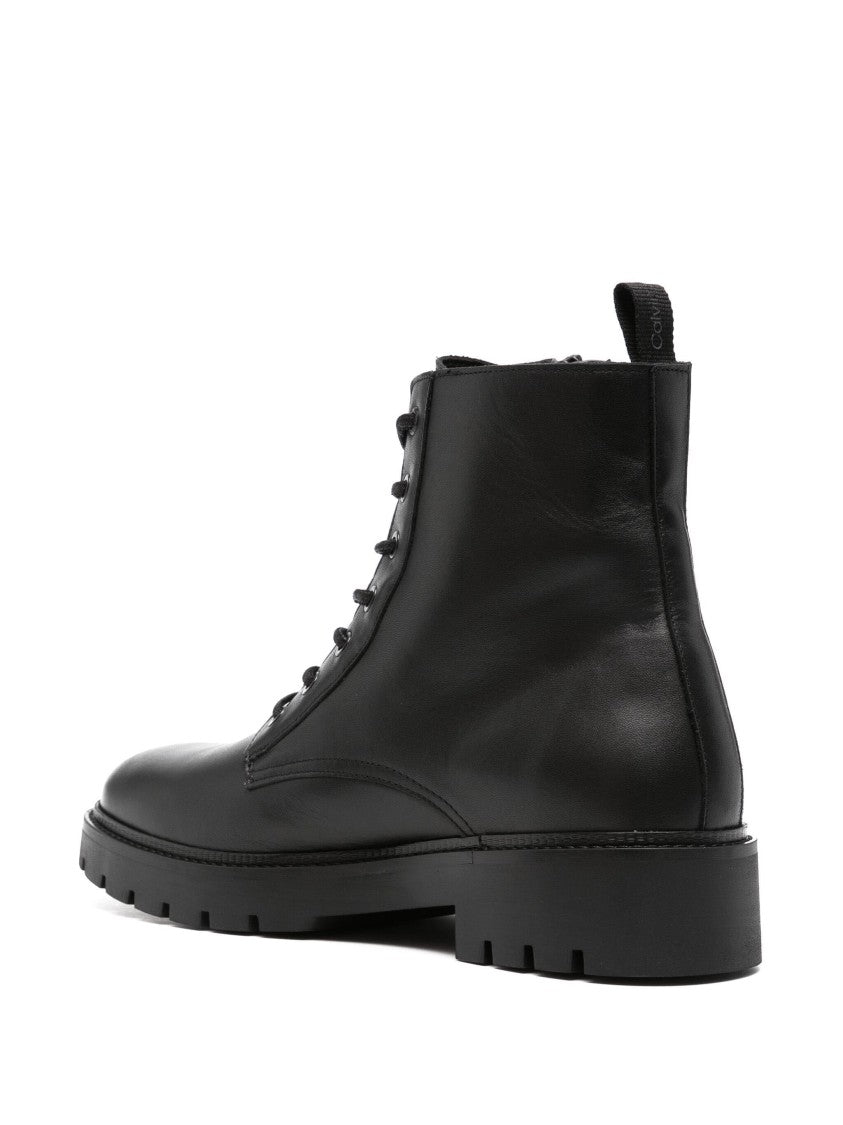 Calvin Klein Jeans Combat Mid Laceup Boot Zip