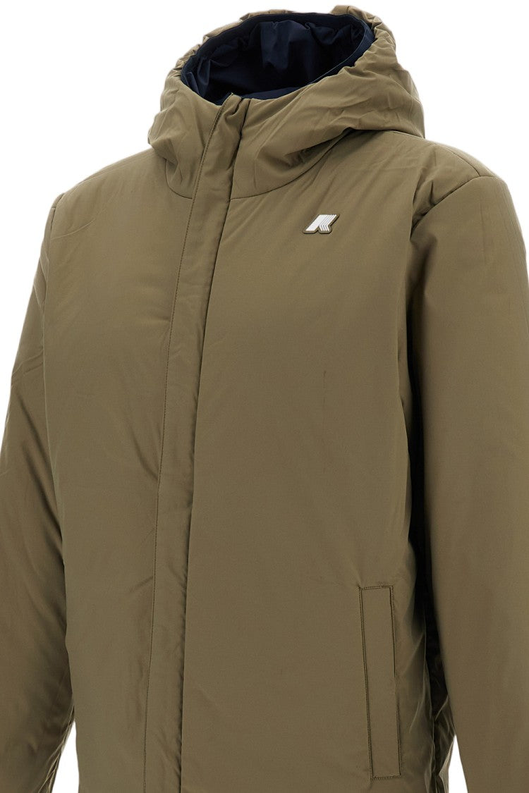 K-Way Blue / Green Jack St Warm Reversible Technical Jacket
