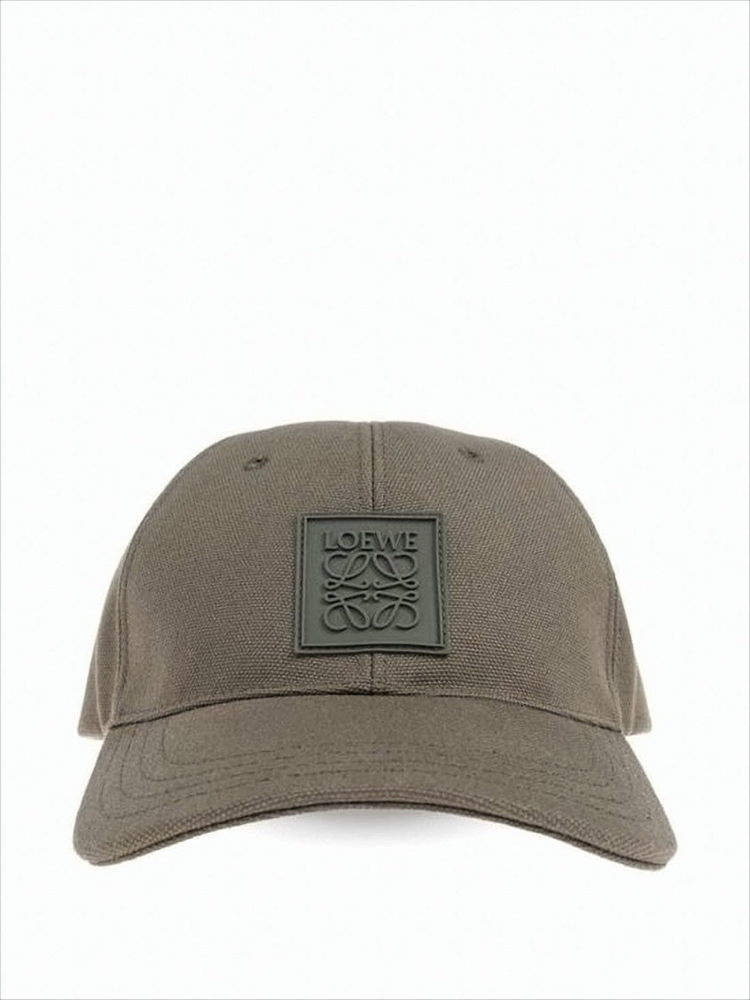 Loewe Structured Cotton Baseball Cap With Embossed Patch