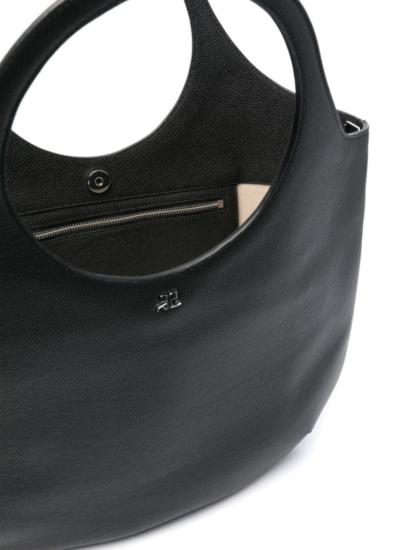 Courrèges Pebbled Leather Handbag