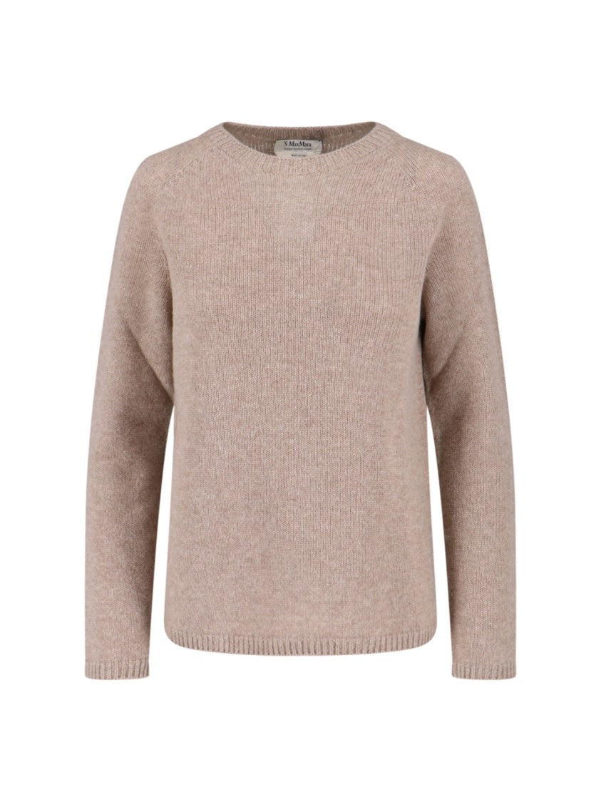 Max Mara Soft Knit Sweater In Wool And Cashmere Blend