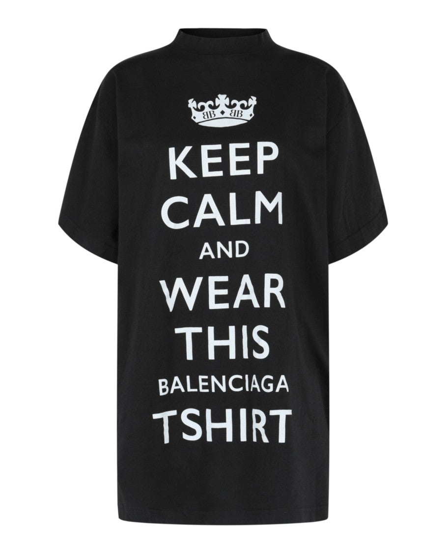 Balenciaga Oversized Keep Calm T-Shirt