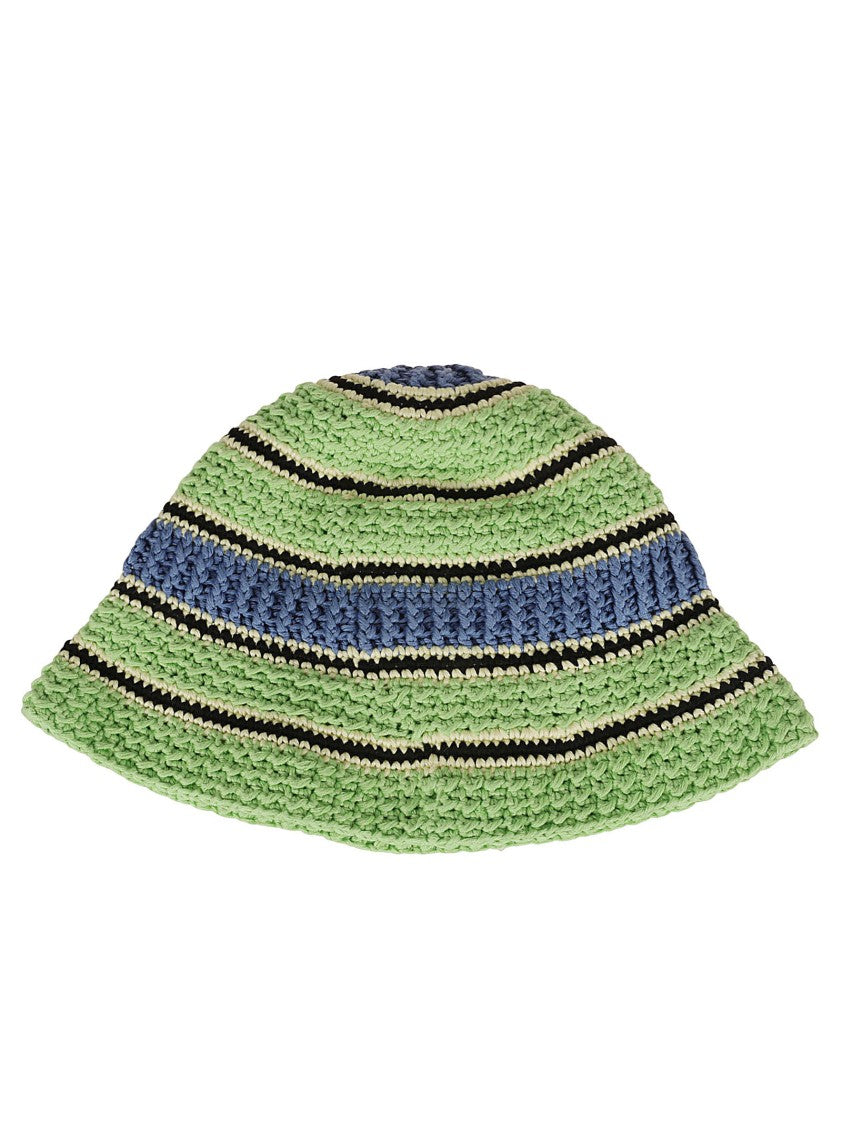 Stella Mccartney Crochet Hat With Striped Design