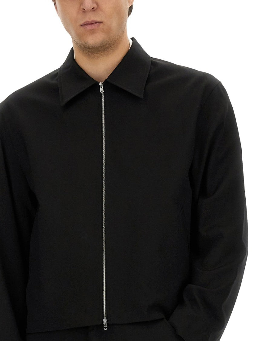 Our Legacy Virgin Wool Cropped Zip Jacket