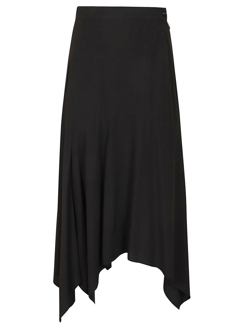 Yohji Yamamoto Hem Skirt With Fluid Silhouette