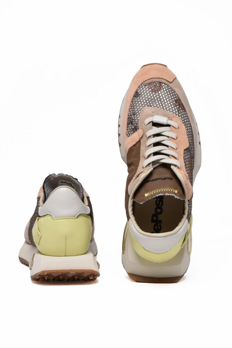 Be Positive Space Race Sneakers - Brown