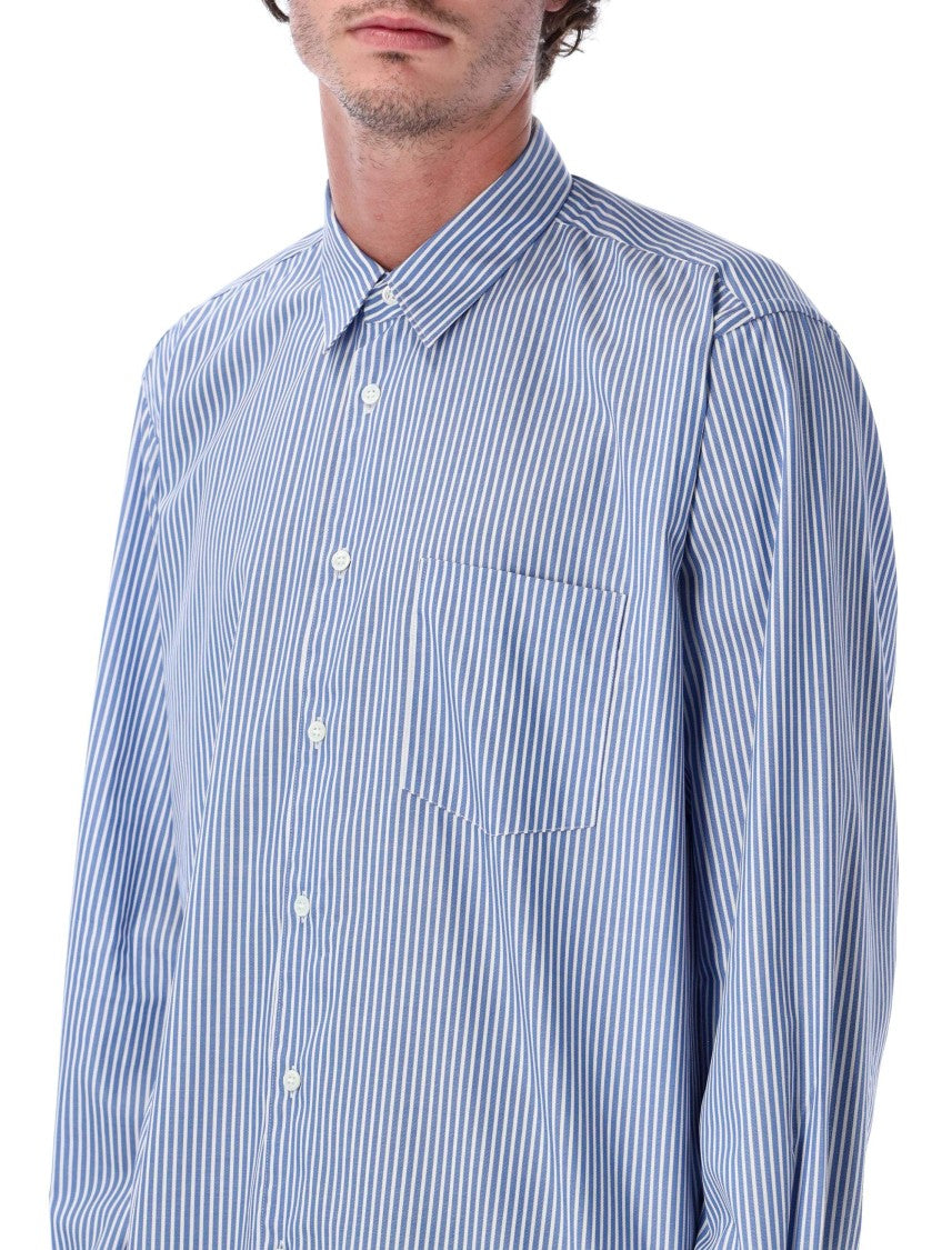 Comme Des Garçons Vertical Stripe Cotton Shirt