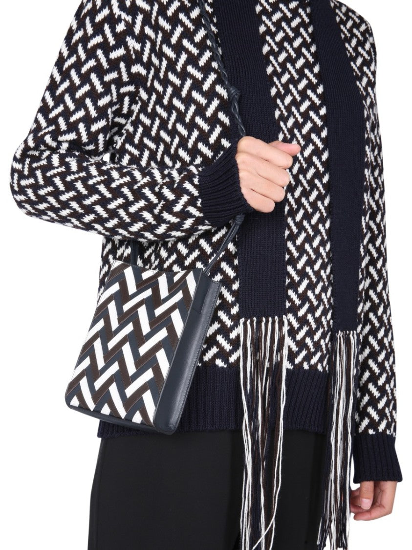 Jil Sander Bold Jacquard Knit Sweater