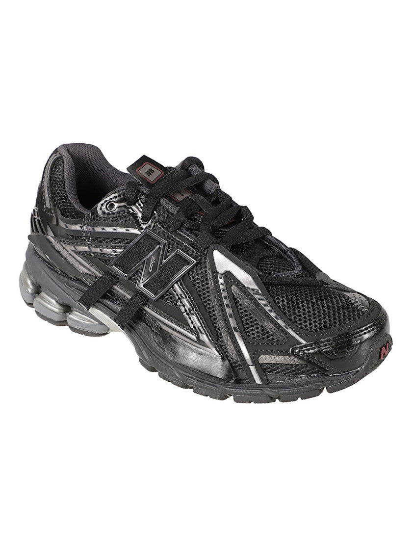 New Balance Sporty Sneakers With Cushioned Sole And Glossy Overlays
