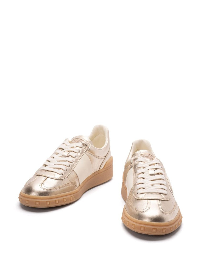 Valentino Garavani Upvillage Trainer In Laminated Calfskin
