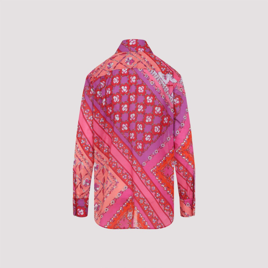 Pucci Geometric And Floral Pattern Shirt
