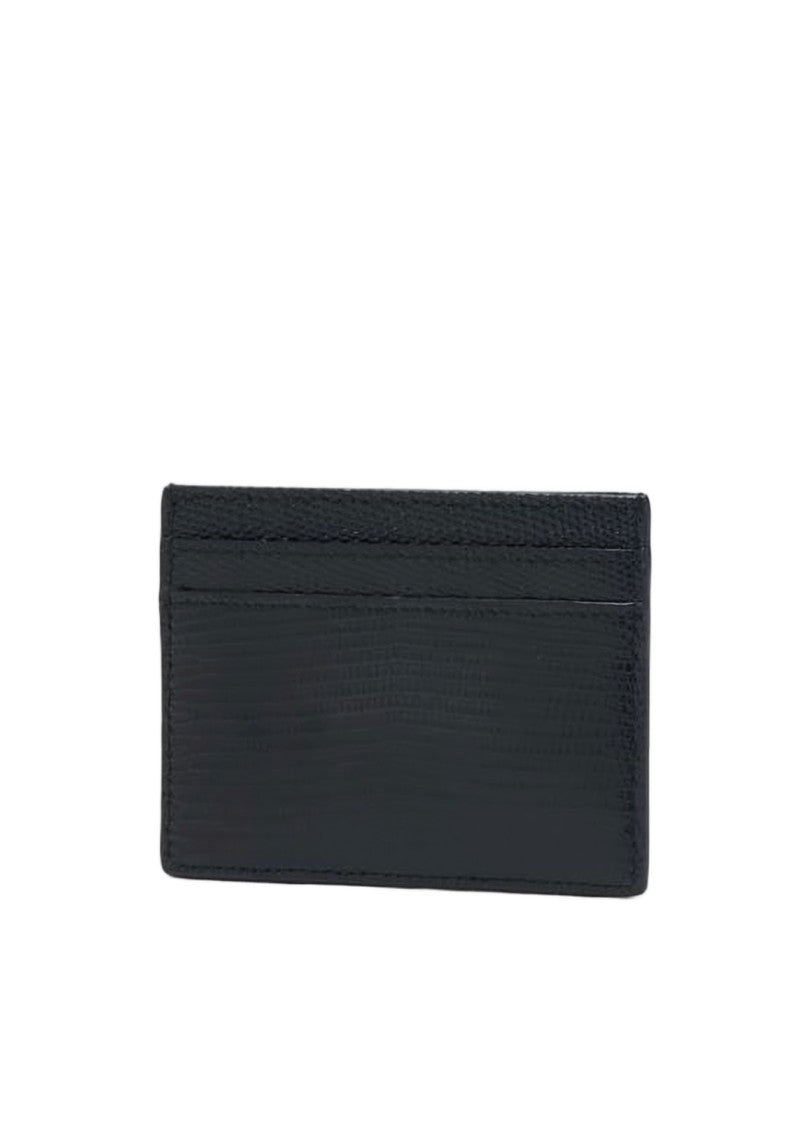 Saint Laurent Textured Black Cardholder Wallet