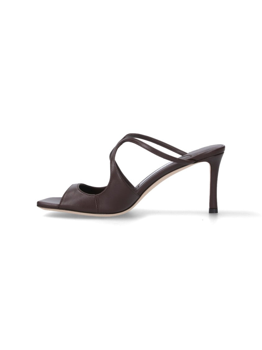 Jimmy Choo "Anise 75" Sandals – Brown