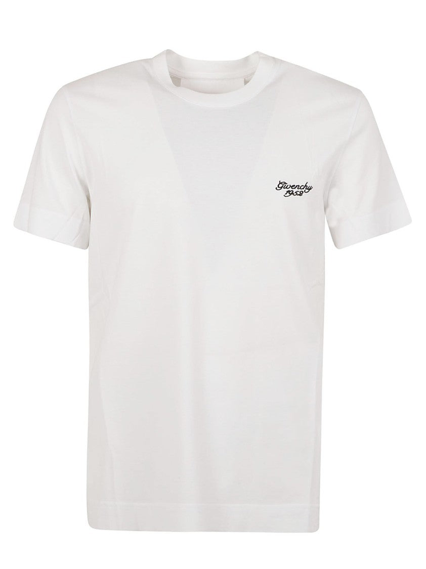 Givenchy Round Neck White T-Shirt