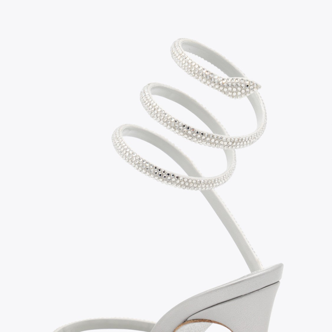 René Caovilla High-Heeled Minimalist Sandals